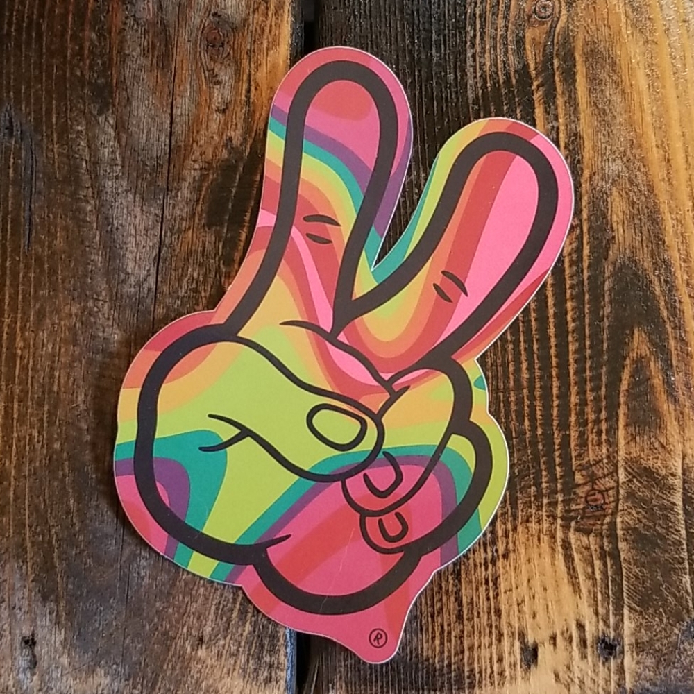 New Dutch Bros March 2021 Sticker Peace Sign